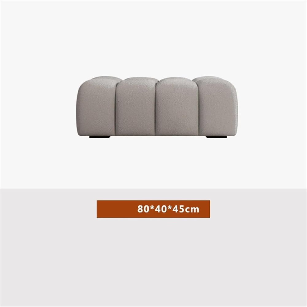 Modern Fabric Bed end Bench Long Bedroom Dressing Room Sofa Entryway(Small)