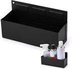 Mayouko Magnetic Aerosol Spray Can Holder, 8.3" x 3" x 4.4", Magnet Toolbox Bottle Holder, Toolbox Storage Shelf for Chest, Garage, Workspace