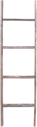 4' Reclaimed Barnwood Rustic Ladder