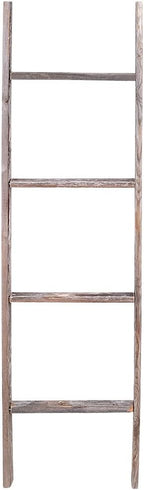 4' Reclaimed Barnwood Rustic Ladder