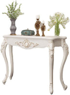 CHICKEN Entryway Furniture Table D'entrée Meuble Contre Le Mur Demi-Ronde Téléphone Décorative De Foyer Simple Hallway Side Table(47.24in)