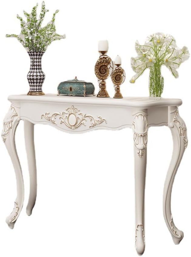 Entryway Side Table Table D'entrée Meuble Contre Le Mur Demi-Ronde Téléphone Décorative De Foyer Simple