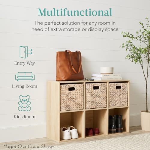Best Choice Products 6-Cube Storage Organizer, 11in Shelf Opening, Bookcase, ...