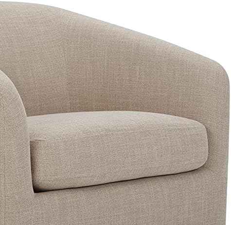 CHITA Swivel Accent Chair Set of 2, Wood Frame, Fully Assembled, Flax Beige |...