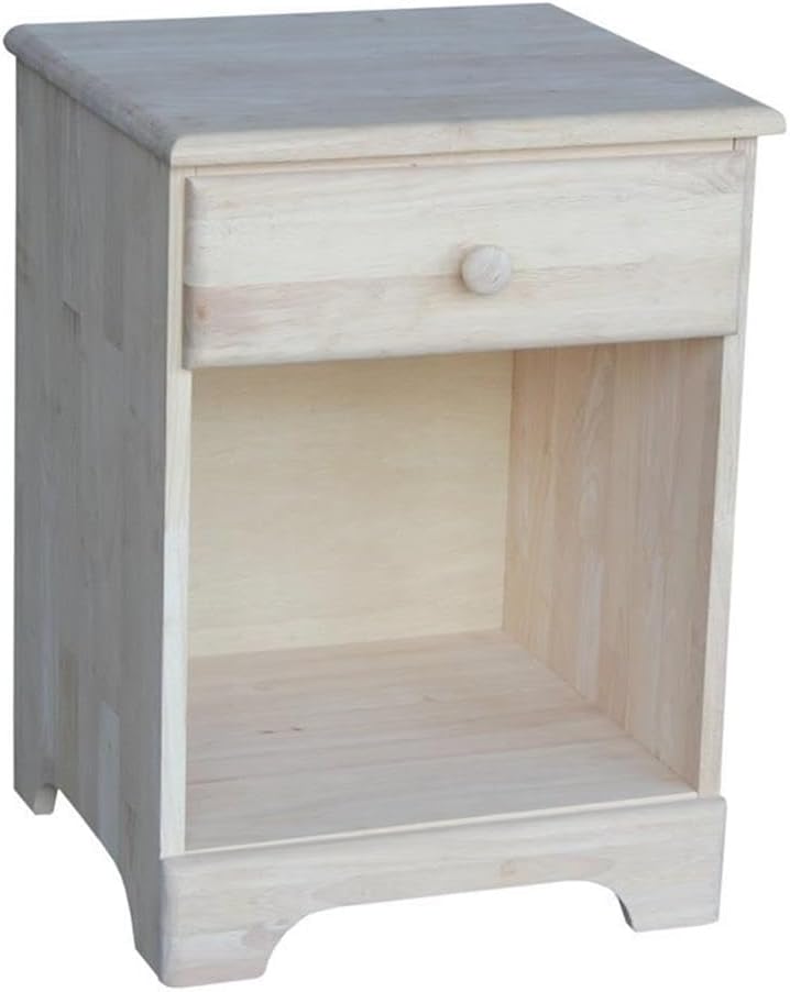 IC INTERNATIONAL CONCEPTS Nightstand Unfinished