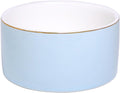 HANKOR Paper Clip Holder - Ceramic Paperclip Holders for Desk, Binder Paper Clip Dispenser Organizer (Blue)