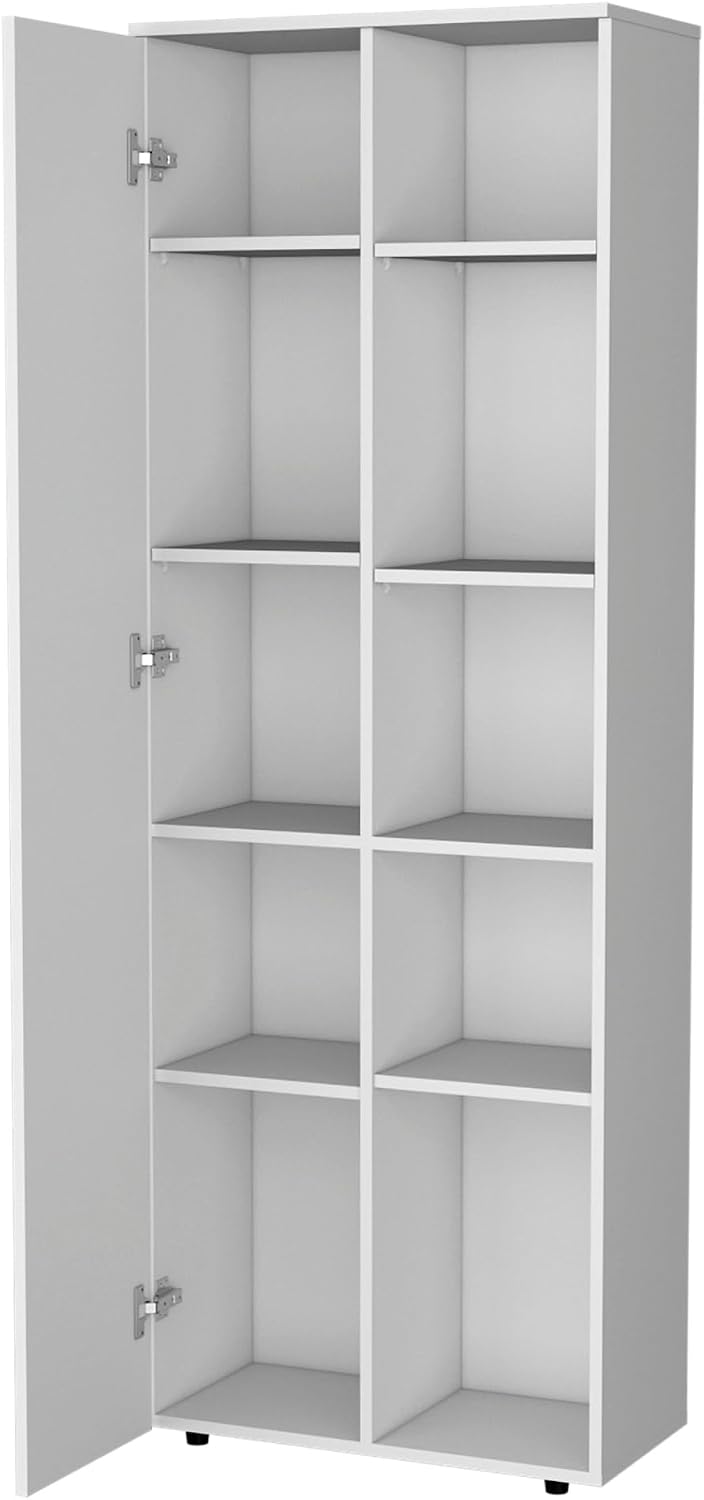 Molly White 1-Door Multistorage Kitchen Pantry