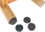 ALIMITOPIA 40pcs Furniture Glide Nail-in Thickened Nylon Chair Glide Slider Furniture Pad Floor Protector for Wooden Furniture Chair Tables Leg Feet(Φ16mm or 0.6";Brown)