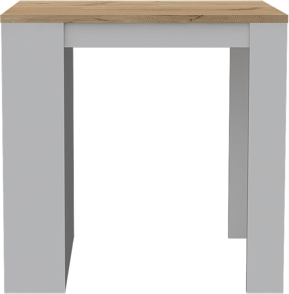 Kitchen Island with Three Drawers and Concealed Storage | Three open shelves ...