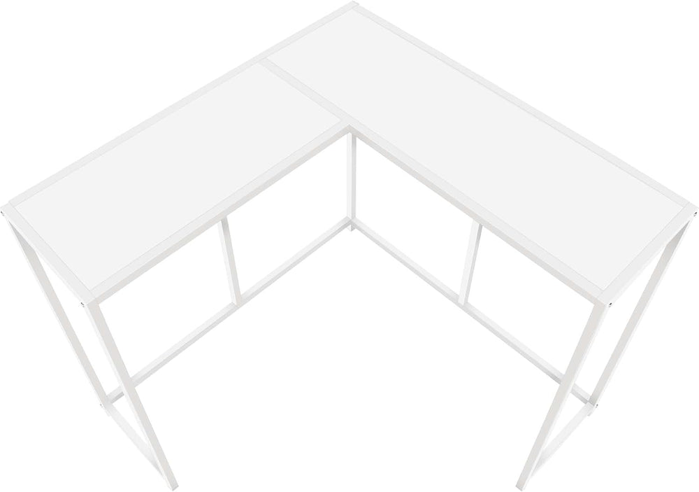32” Tall Narrow Table, L-Shaped Thin Table for Corner, Narrow Console Table f...