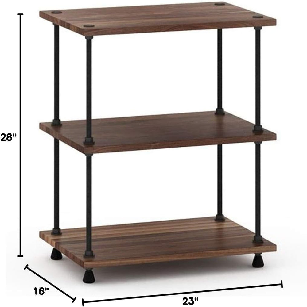 Salamander Designs A3/W Archetype 3-Shelf Audio Stand (Walnut)