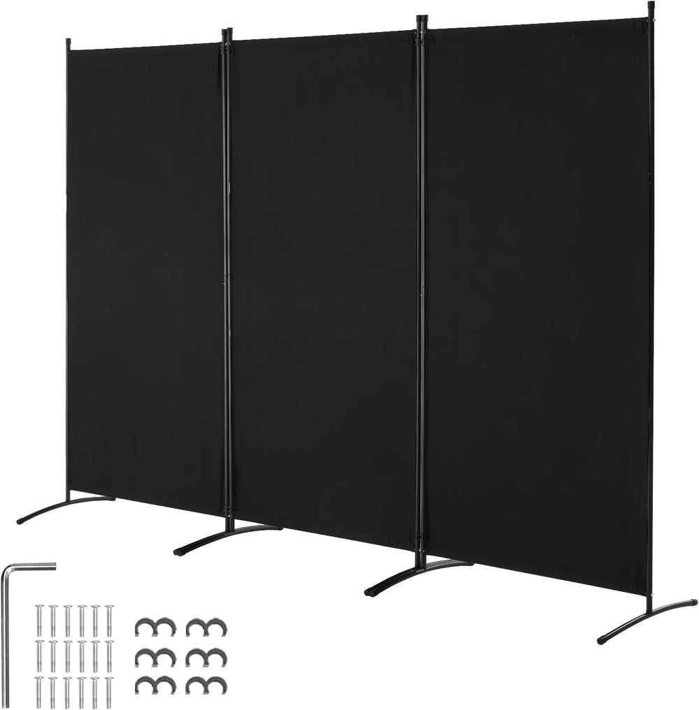 VEVOR Room Divider, 3 Panel Room Divider, Folding Privacy Screen and Portable...