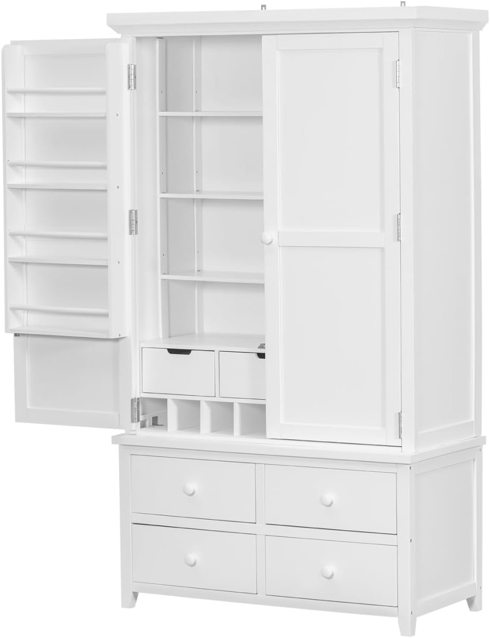 roomfitters Kitchen Pantry Organizers and Storage Kitchen Cabinet, Storage Hu...