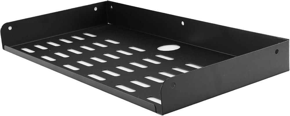 Metal Floating Shelf 16.8" x 8" Modern Wall Mounted Shelf for TV Co...