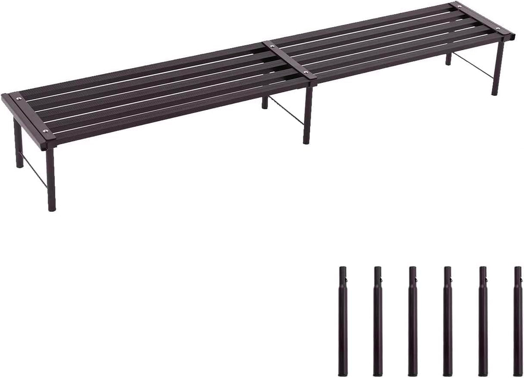 Metal Plant Stand, Rust-proof Aluminum Flower Pot Stand, Plants Display Stands Decoration Racks for Living Room Balconies and Gardens (120 Ebony)