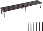 Metal Plant Stand, Rust-proof Aluminum Flower Pot Stand, Plants Display Stands Decoration Racks for Living Room Balconies and Gardens (120 Ebony)
