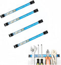 12" Magnetic Tool Holder Strip 4 Pack，Used for storing garage tools, kitchen utensils， and iron products. Storage Arrangement Organizer， Easy To Install in Workshop, Mounting Screws Included.