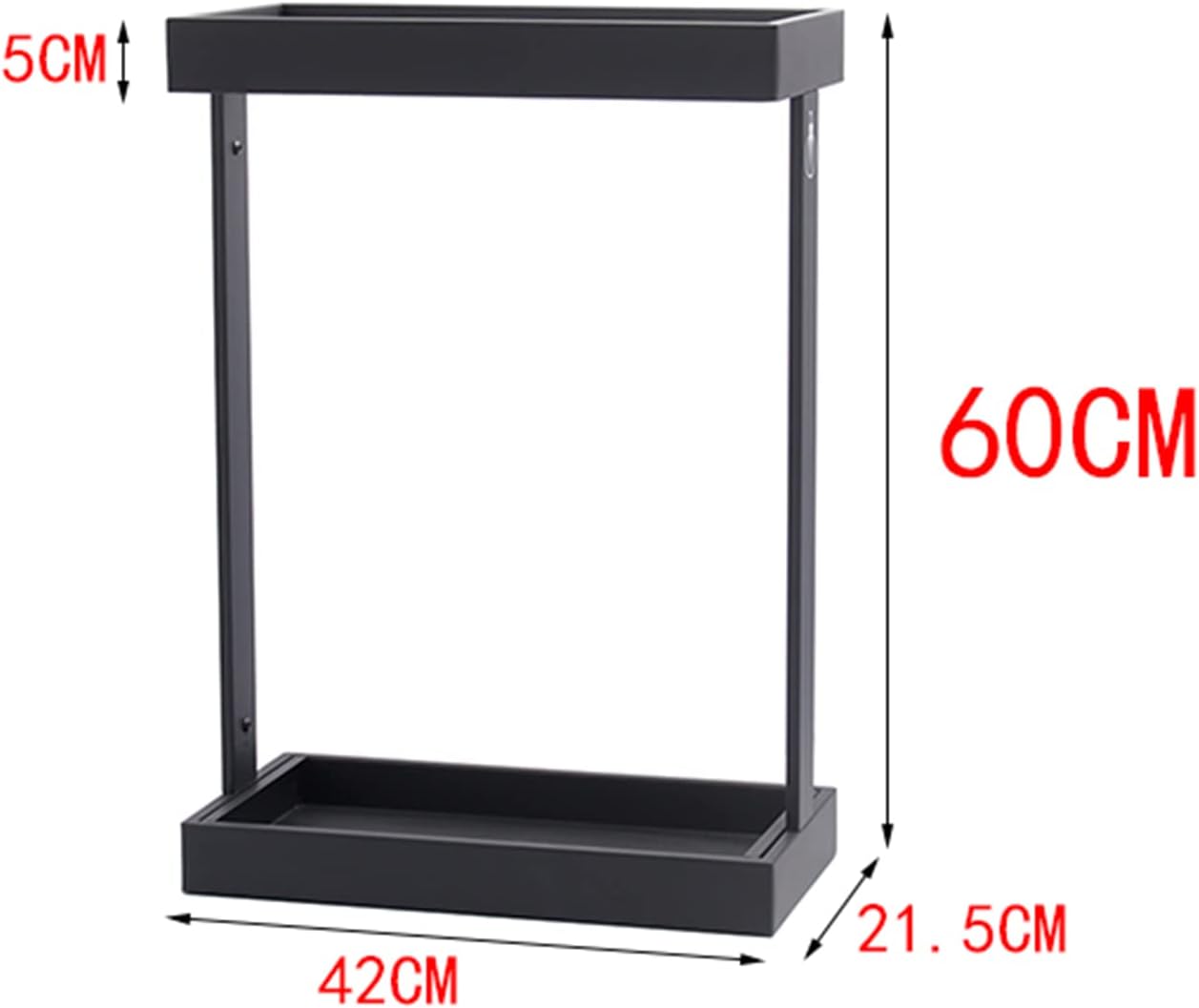 Modern Black Umbrella Stand nizer with 12 Independent Spaces Space Saving Umbrella Holder for Home Office and Entryways