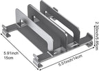 Vertical Laptop Stand Holder, Compatible Desktop Laptop Holder, Adjustable Notebook Dock, 3 in 1 Computer Stand for Laptop/Tablet