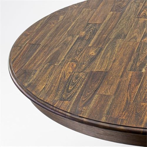 FE2-07-TP Ferris Dining Table - a Round Wooden Table Top with Pedestal Base, ...