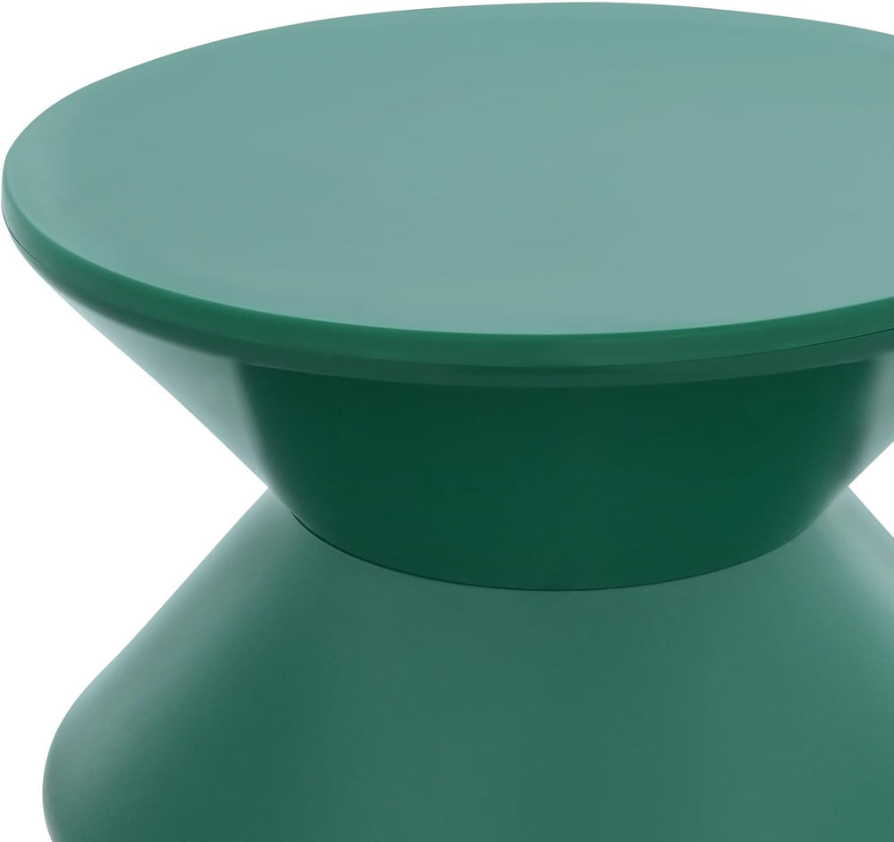 Plastic Side Table - Modern Round Multi-Layer End Table for Sofa, Bedroom &am...