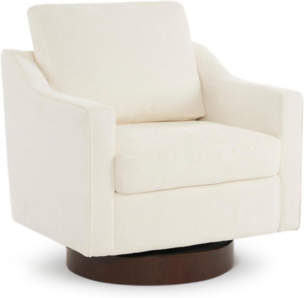 VINGLI Mid-Century Modern Swivel Accent Chair, 360°Upholstered Armchair, Home...