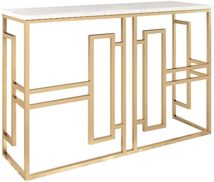 Coffee Table Golden Console Table, Marble Console Table, Telephone Table, Nar...
