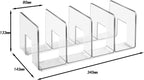 Wardrobe Divider Shelf Purse Organizer for Closet Shelf Dividers Purse Display Stand for Libraries, Clear
