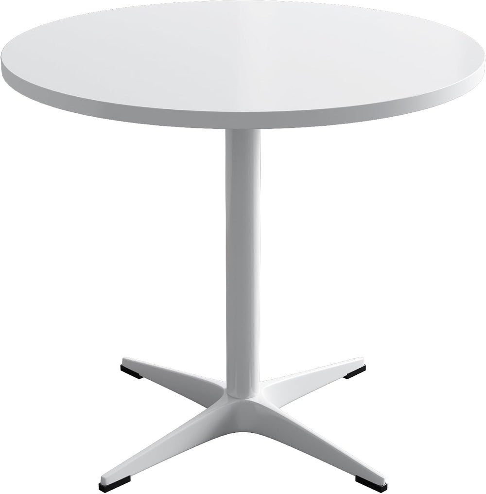 Round Dining Table Kitchen Table for 4 People 30 inch Circle Mid Century Mode...