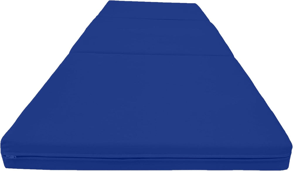 D&D Futon Furniture Trifold Foam Beds, Floor Tri-Fold Bed, Foldable Shiki...