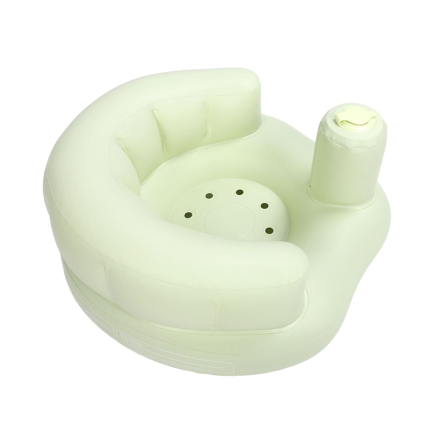 Inflatable High Chair Cute Safe Support Seat Easy To Inflate Portable for Bathing Play Feed PVC