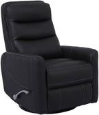 Parker Living Hercules - Black Manual Swivel Glider Recliner