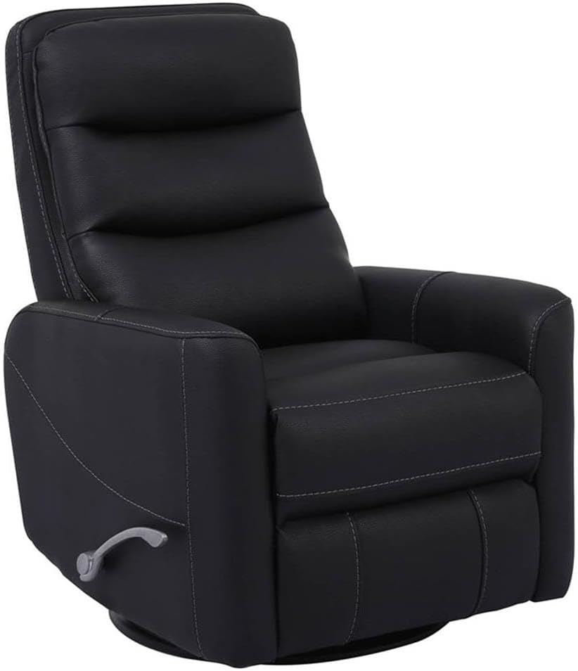 Parker Living Hercules - Black Manual Swivel Glider Recliner