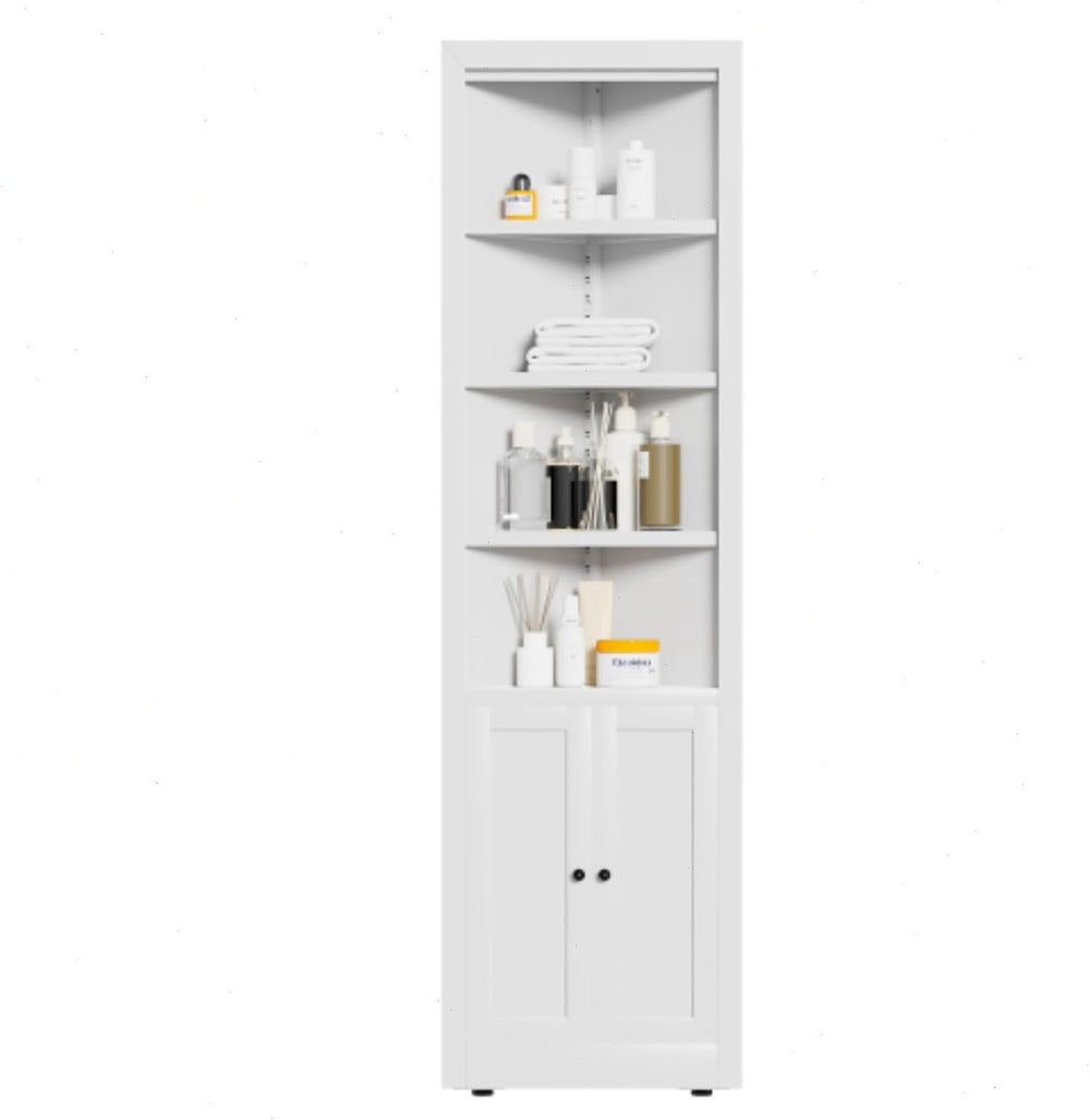 Metal Pantry Storage Cabinet with 4 Adjustable Shelves, 71" Tall Corner ...