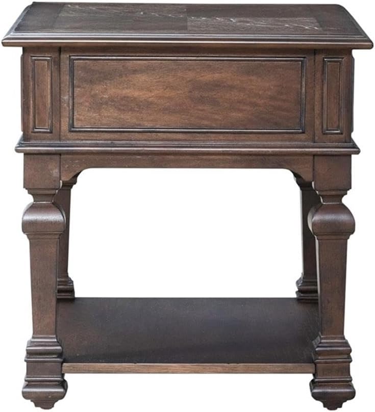 Pemberly Row 3-Piece Cocktail Table Set, Rubberwood and Hickory Veneers, Chat...