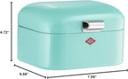 Wesco Grandy Mini Storage Box 17.0 x 18.0 x 12.0 cm, Powder-Coated Sheet Steel, powder-coated sheet steel, mint, 17.0x18.0x12.0 cm
