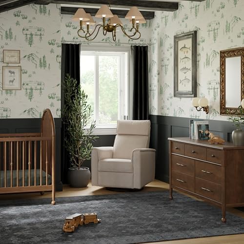 Namesake Willa Plus Power Recliner Glider, Performance Beach Eco-Weave | GREE...