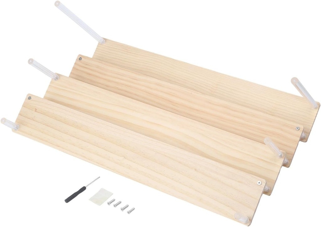 for acrylic And Wooden Ladder Organizer, Multi-Layer Display Shelf For Figures, Blind Boxes, Pastries Space-Saving Counter Stand 1-5 Tier(4 layer 50cm)
