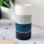 Paper Clip Holder for Desk Ceramic Paperclip Holders, Office Desktop Paperclips Binders Dispenser Organizer, Black