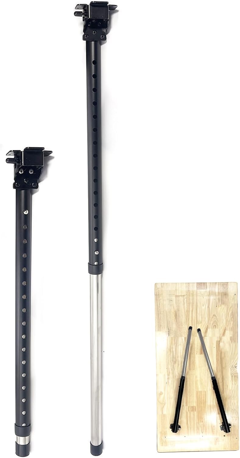 Benbuoo Adjustable Folding Table Legs 22-36", Heavy Duty Metal, Set of 2...