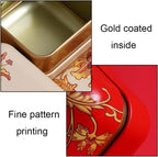 3 Pcs Tea Tin Canister Mini Tea Storage Box Rustproof Square Coffee Tea Sealed Box for Store Crafts Snacks Candy and Tea