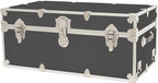 Rhino Classic Large Trunk for Camp & College, Dorm Storage Footlocker Chest | 32"L x 18"W x 14"H, 1500+ lb Capacity, Baltic Birch Plywood, Nickel Plated Steel, Lockable