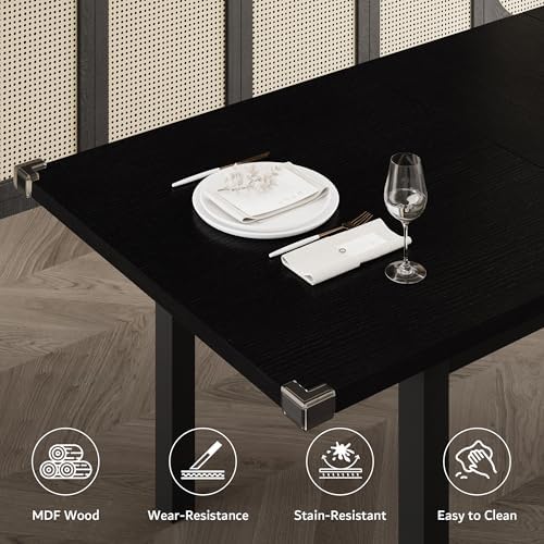 iPormis 5-Piece Dining Table Set for 4-8 People, Extendable Kitchen Table Set...