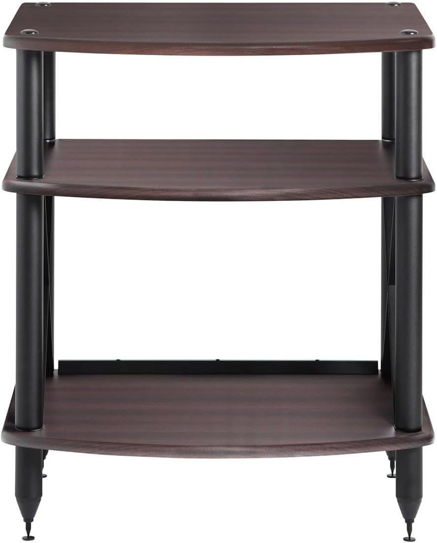 Pangea Audio Vulcan TT Turntable Stand with Vinyl Record Storage (Espresso)