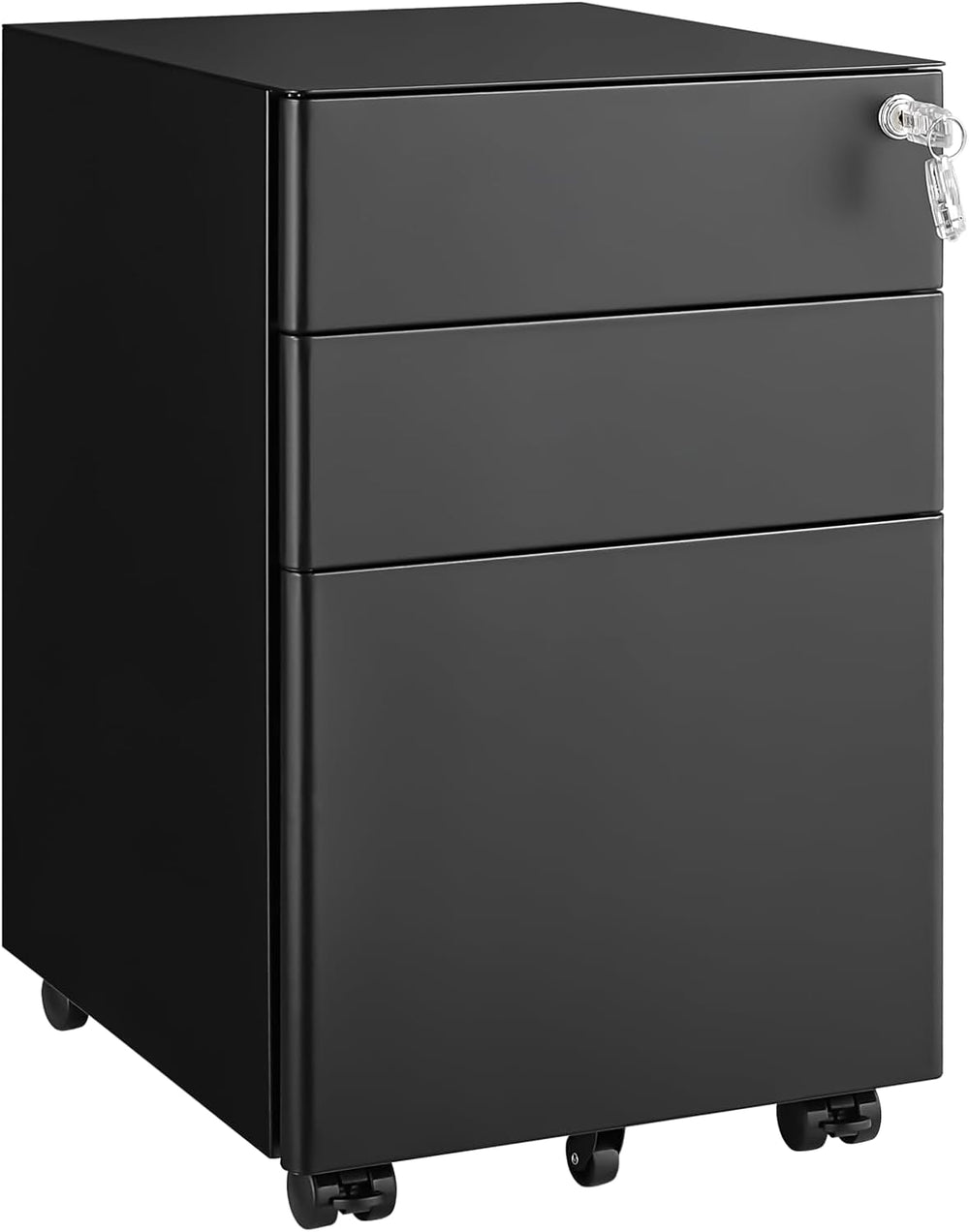Approgreent Fully Assembled 3 Drawer File Cabinets for Home Office | Lockable...