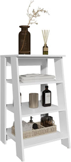BATHBI 30" High 4-Tier Ladder Shelf Organizer