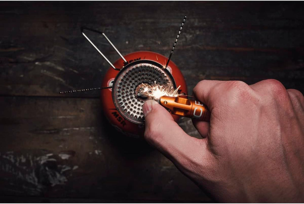 Exotac nanoSPARK Ultra-Compact Fire Starter with One-Handed Operation High-Sp...