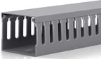 ZhiYo H2 x W2.4in Professional Server Rack Cable Management Raceway, 95in(4X L23.6in) Cable Raceway Kit, Electrically Safe PVC, Open Slot Wire Cord Hider for Under Desk/Computer/Network Cords