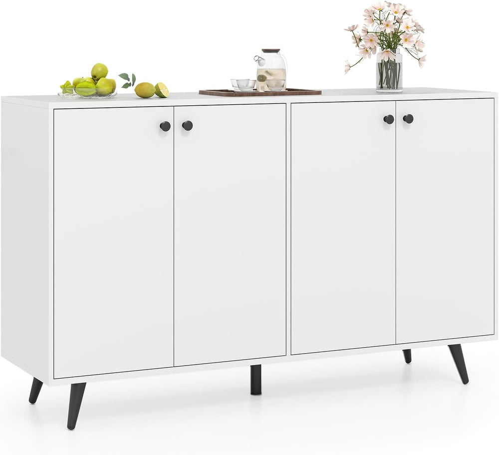 Giantex Sideboard Buffet Cabinet, 50’’ Accent Kitchen Storage Cabinet with 4-...