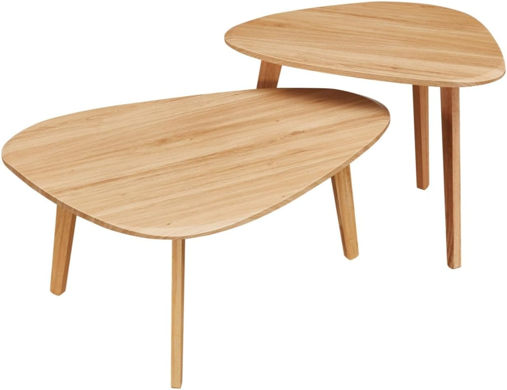 Nesting Coffee Table Set of 2-Mid Century Modern Coffee Table | Guitar Pick S...